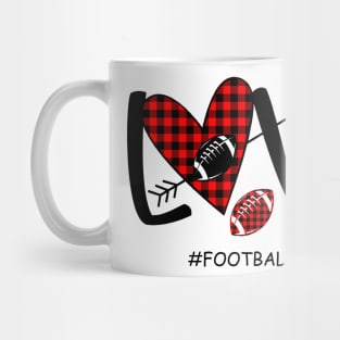 Love Football Mom Life Mug